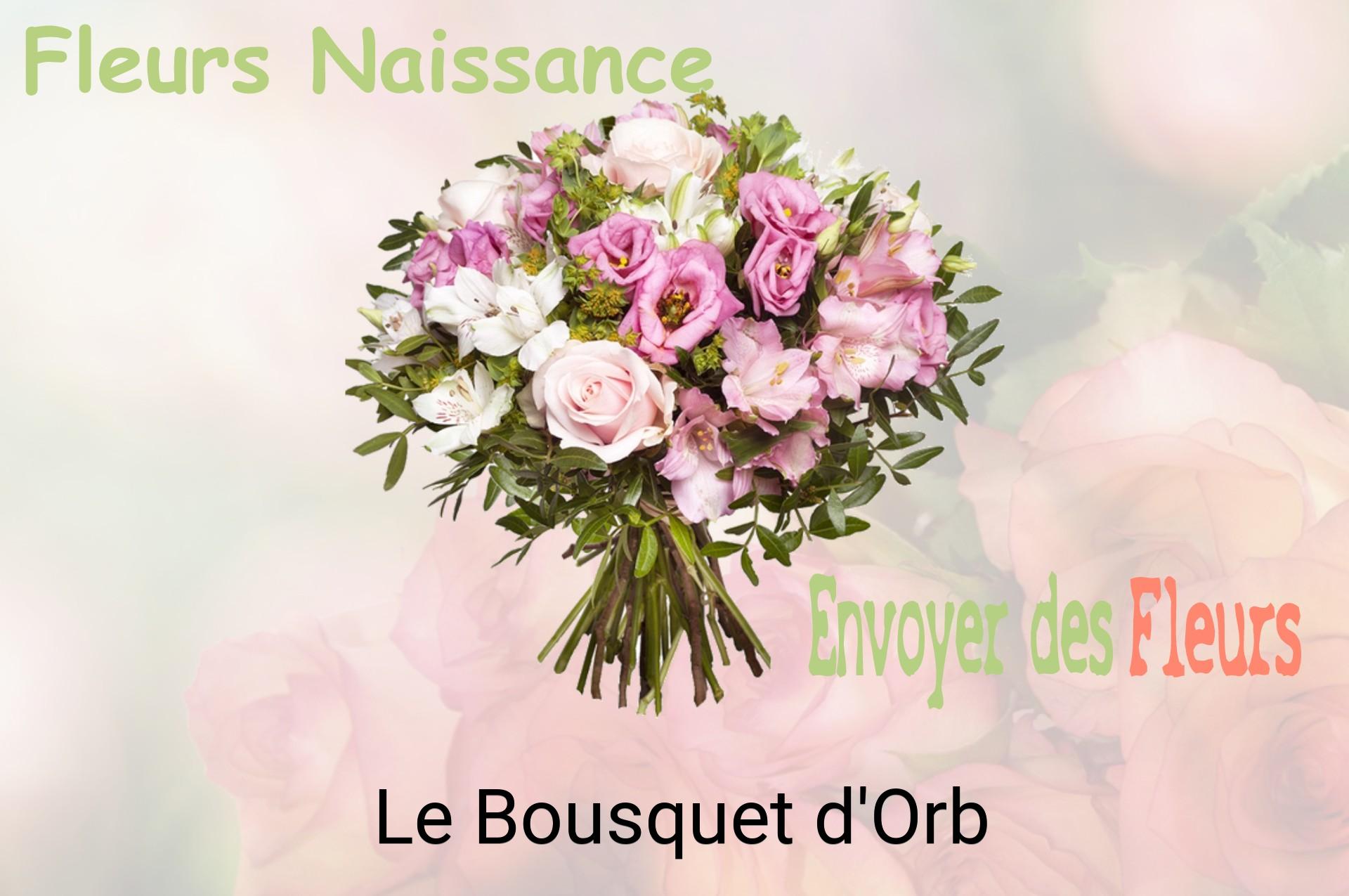 Bouquet de fleurs de naissance livré à Le Bousquet-d'Orb