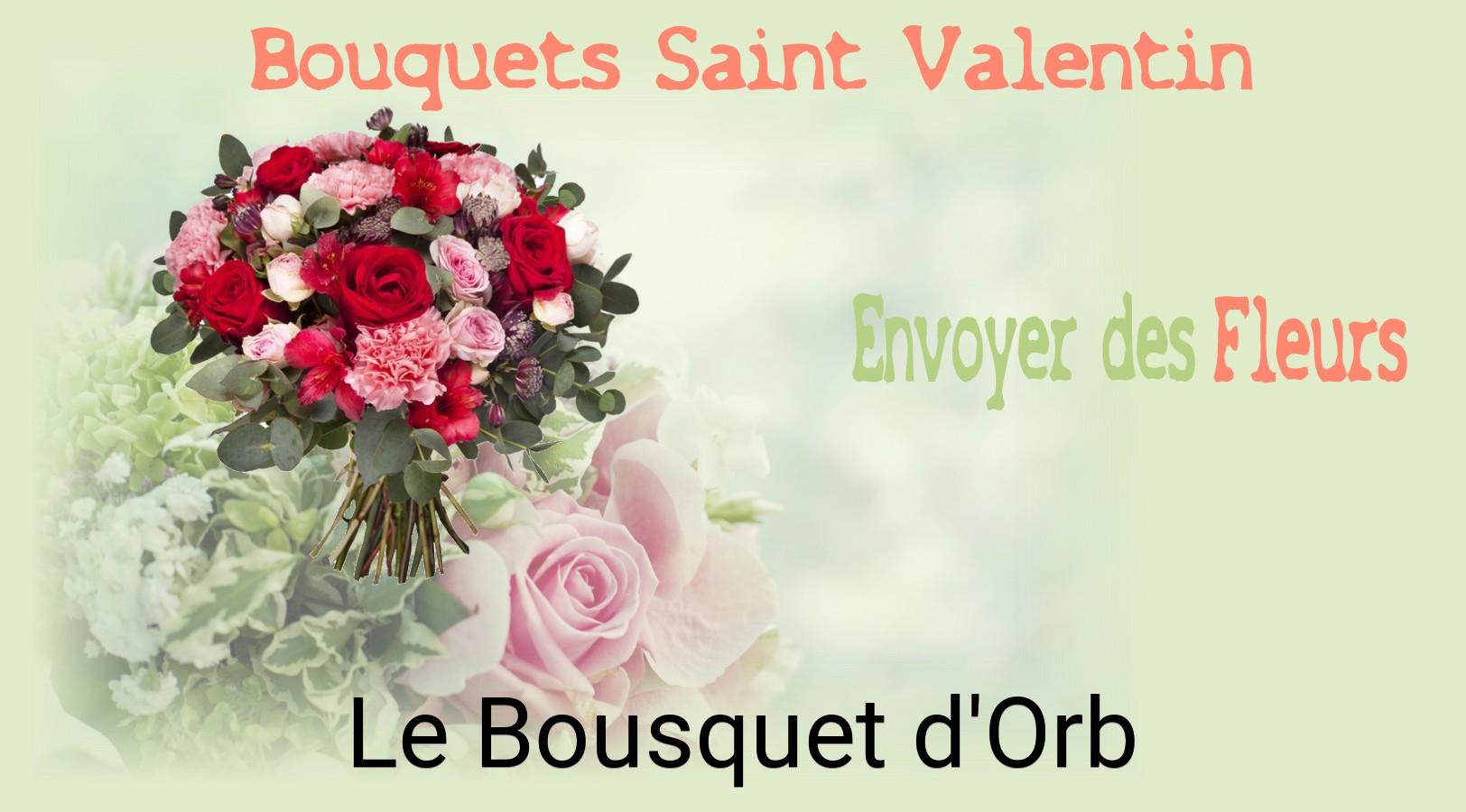 Roses de Saint-Valentin livrées à Le Bousquet-d'Orb